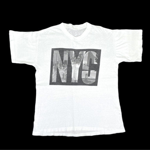 (T-SHIRT) 1980'S～ UNKNOWN NEW YORK CITY PHOTO PRINT SOUVENIR T-SHIRT