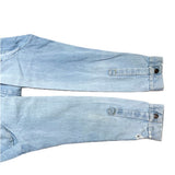 (vintage) 1970'S～ MADE IN HONG KONG BRITTANIA SPORTSWEAR ZIP UP DENIM TRUCKER JACKET WITH PATCHES