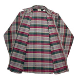(vintage) 1990'S～ MADE IN USA FIVE BROTHER PLAID PATTERN HEAVY FLANNEL SHIRT