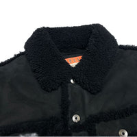 (VINTAGE) MADE IN ITALY GELLI SHEEPSKIN SHEARLING 4 POCKET TRUCKER JACKET