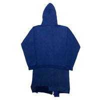 (DESIGNERS) MADE IN JAPAN gilet DOCKING REMAKE LONG LENGTH ZIP UP HOODIE SWEAT SHIRT