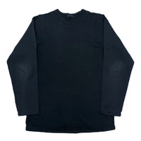 (DESIGNERS) AD2004 COMME des GARCONS HOMME GARMENT DYED 3 MATERIAL PANELED INSIDE OUT SHIRT