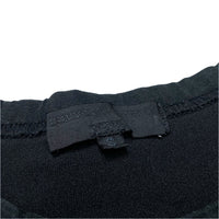 (DESIGNERS) AD2004 COMME des GARCONS HOMME GARMENT DYED 3 MATERIAL PANELED INSIDE OUT SHIRT