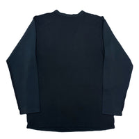 (DESIGNERS) AD2004 COMME des GARCONS HOMME GARMENT DYED 3 MATERIAL PANELED INSIDE OUT SHIRT