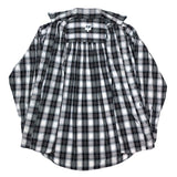 (DESIGNERS) MADE IN USA AIE SHADOW PLAID GATHERED LOOP COLLAR SHIRT