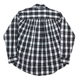 (DESIGNERS) MADE IN USA AIE SHADOW PLAID GATHERED LOOP COLLAR SHIRT