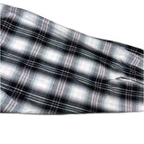 (DESIGNERS) MADE IN USA AIE SHADOW PLAID GATHERED LOOP COLLAR SHIRT