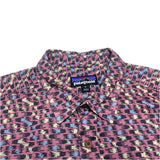 (vintage) 2023 PATAGONIA TOTAL PATTERN PRINT COTTON HEMP SHORT SLEEVE SHIRT SP23