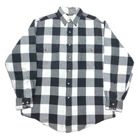 (VINTAGE) 1990'S～ ST. JOHN'S BAY BLOCK CHECKERED SHIRT