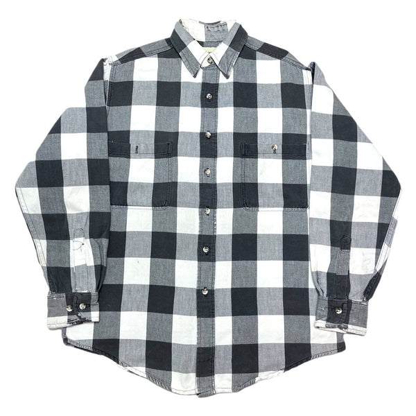 (VINTAGE) 1990'S～ ST. JOHN'S BAY BLOCK CHECKERED SHIRT