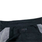 (designers) MADE IN JAPAN D'URBAN LINEN 100% LINED LOOP COLLAR SHORT SLEEVE BOX SHIRT
