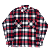 (VINTAGE) DEAD STOCK NEW 1960'S～ paddle and saddle PLAID PATTERN PRINTED FLANNEL BOX SHIRT
