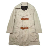 (DESIGNERS) MADE IN ITALY LOUIS VUITTON COTTON LINEN BELTED COAT AS IS WITH HANGER