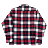 (VINTAGE) DEAD STOCK NEW 1960'S～ paddle and saddle PLAID PATTERN PRINTED FLANNEL BOX SHIRT