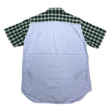 (designers) AD2010 MADE IN JAPAN COMME des GARCONS HOMME PANELED DESIGN SHORT SLEEVE SHIRT