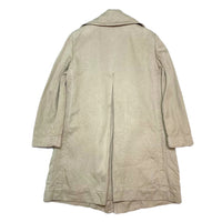 (DESIGNERS) MADE IN ITALY LOUIS VUITTON COTTON LINEN BELTED COAT AS IS WITH HANGER