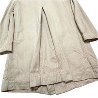 (DESIGNERS) MADE IN ITALY LOUIS VUITTON COTTON LINEN BELTED COAT AS IS WITH HANGER