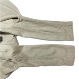(DESIGNERS) MADE IN ITALY LOUIS VUITTON COTTON LINEN BELTED COAT AS IS WITH HANGER