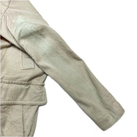 (DESIGNERS) MADE IN ITALY LOUIS VUITTON COTTON LINEN BELTED COAT AS IS WITH HANGER