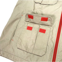 (VINTAGE) 2000'S～ airwalk ZIP UP VEST WITH 10 POCKETS