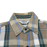 (vintage) 1980'S～ MADE IN USA FIVE BROTHER LATTICE PATTERN HEAVY FLANNEL SHIRT