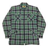 (vintage) 1990'S～ OUTPACK RIDER PLAID PATTERN QUILTED FLANNEL SHIRT