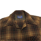 (vintage) 1970'S～ MADE IN USA PENDLETON PLAID PATTERN WOOL BOARD SHIRT