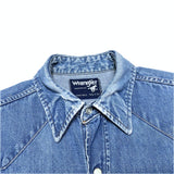 (VINTAGE) 1980'S～ WRANGLER DENIM WESTERN SHIRT