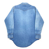 (VINTAGE) 1980'S～ WRANGLER DENIM WESTERN SHIRT