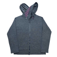 (DESIGNERS) PPFM HOOD DEFORMED DESIGN ZIP UP HOODIE