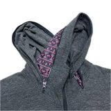 (DESIGNERS) PPFM HOOD DEFORMED DESIGN ZIP UP HOODIE