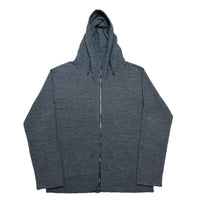 (DESIGNERS) PPFM HOOD DEFORMED DESIGN ZIP UP HOODIE