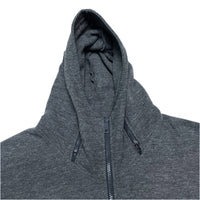 (DESIGNERS) PPFM HOOD DEFORMED DESIGN ZIP UP HOODIE