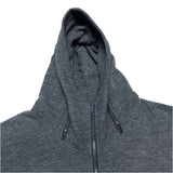 (DESIGNERS) PPFM HOOD DEFORMED DESIGN ZIP UP HOODIE