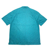 (vintage) 2000'S～ L.L.BEAN WAVE PATTERN TOTAL PATTERN PRINT LOOP COLLAR SHORT SLEEVE BOX SHIRT