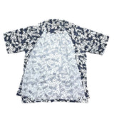 (vintage) 1990'S～ M.E. SPORT DICE PATTERN TOTAL PATTERN PRINT OPEN COLLAR SHORT SLEEVE BOX SHIRT