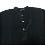 (DESIGNERS) MADE IN JAPAN ink PATCHWORK REMAKE HENLEY NECK THERMAL SHIRT