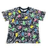 (t-shirt) 1989 MADE IN USA ROLLING STONES TOTAL PATTERN PRINT T-SHIRT