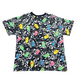(t-shirt) 1989 MADE IN USA ROLLING STONES TOTAL PATTERN PRINT T-SHIRT