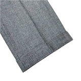 (VINTAGE) NEW MADE IN CANADA BROOKS BROTHERS GLEN PLAID 2 TUCK WOOL SLACKS