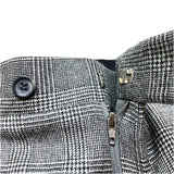 (VINTAGE) NEW MADE IN CANADA BROOKS BROTHERS GLEN PLAID 2 TUCK WOOL SLACKS