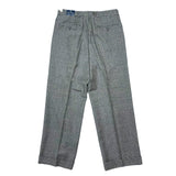 (VINTAGE) NEW MADE IN CANADA BROOKS BROTHERS GLEN PLAID 2 TUCK WOOL SLACKS