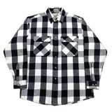 (vintage) 1990'S～ MADE IN USA FIELDMASTER BLOCK CHECKERED HEAVY FLANNEL SHIRT