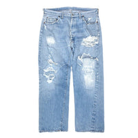 (VINTAGE) 1970'S～ Levi's 501 66 SINGLE STITCH DISTRESSED DENIM PANTS