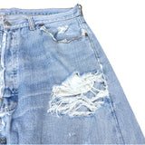 (VINTAGE) 1970'S～ Levi's 501 66 SINGLE STITCH DISTRESSED DENIM PANTS