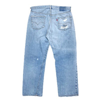 (VINTAGE) 1970'S～ Levi's 501 66 SINGLE STITCH DISTRESSED DENIM PANTS