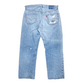 (VINTAGE) 1970'S～ Levi's 501 66 SINGLE STITCH DISTRESSED DENIM PANTS