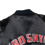 (vintage) 1980'S～ LYNYRD SKYNYRD SATIN VARSITY JACKET AS IS