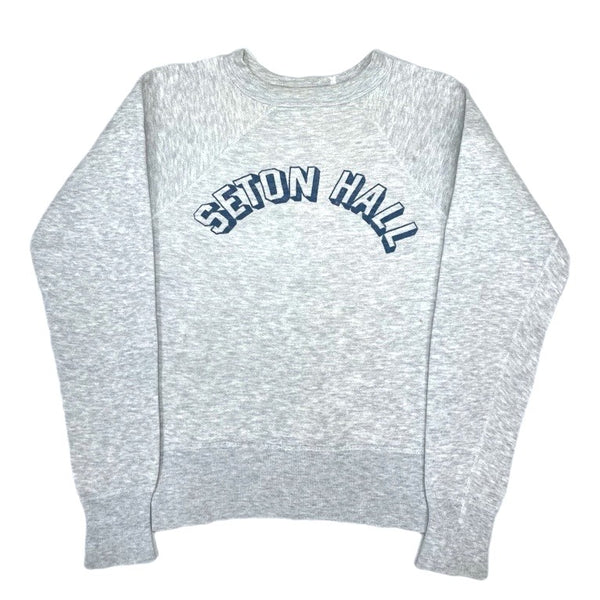 (VINTAGE) 1960'S～ UNKNOWN LONG RIB PRINT SWEAT SHIRT