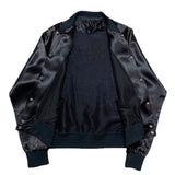 (vintage) 1980'S～ LYNYRD SKYNYRD SATIN VARSITY JACKET AS IS